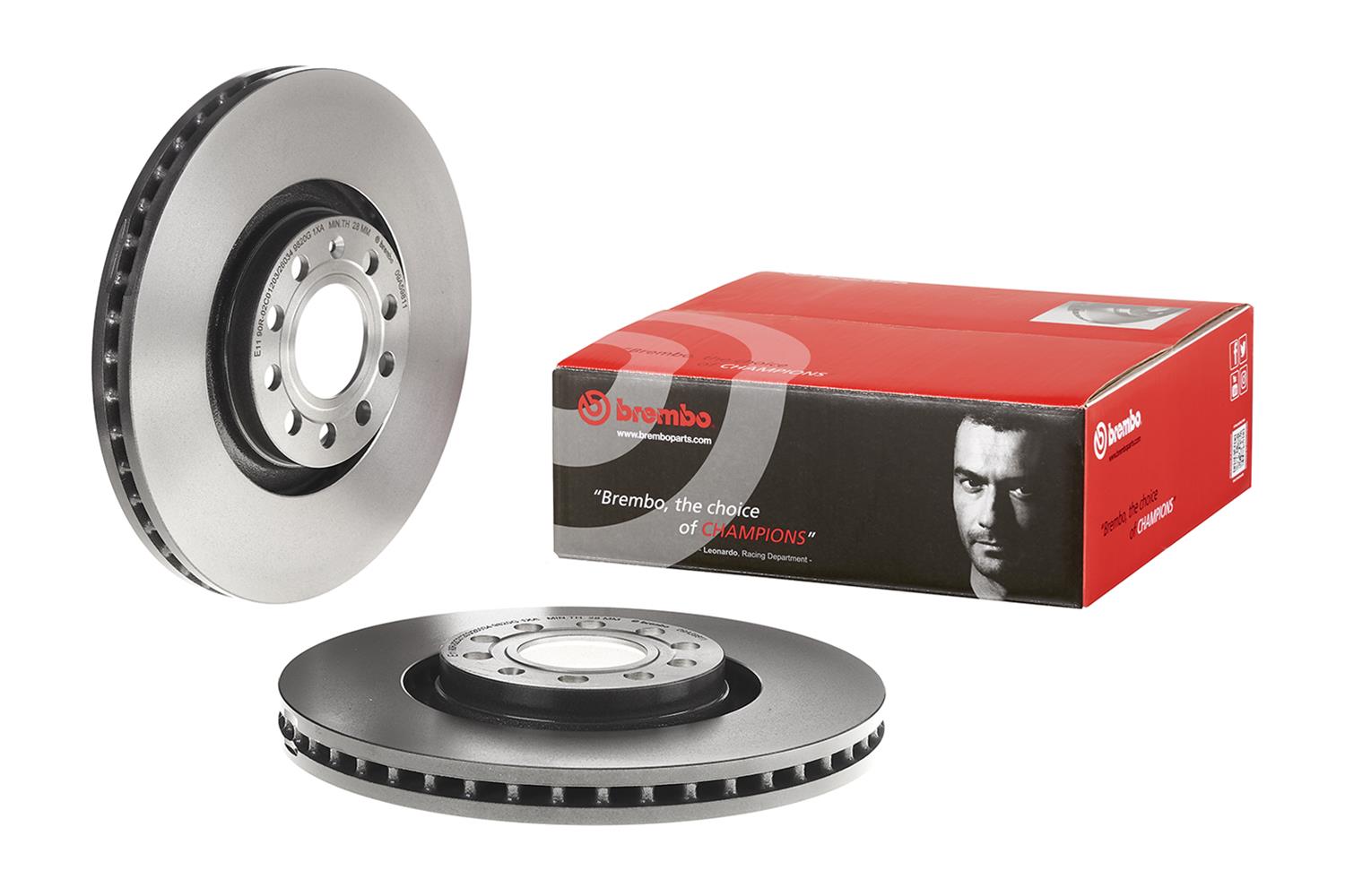 Brembo Premium UV Coated Brake Rotors 09.A598.11