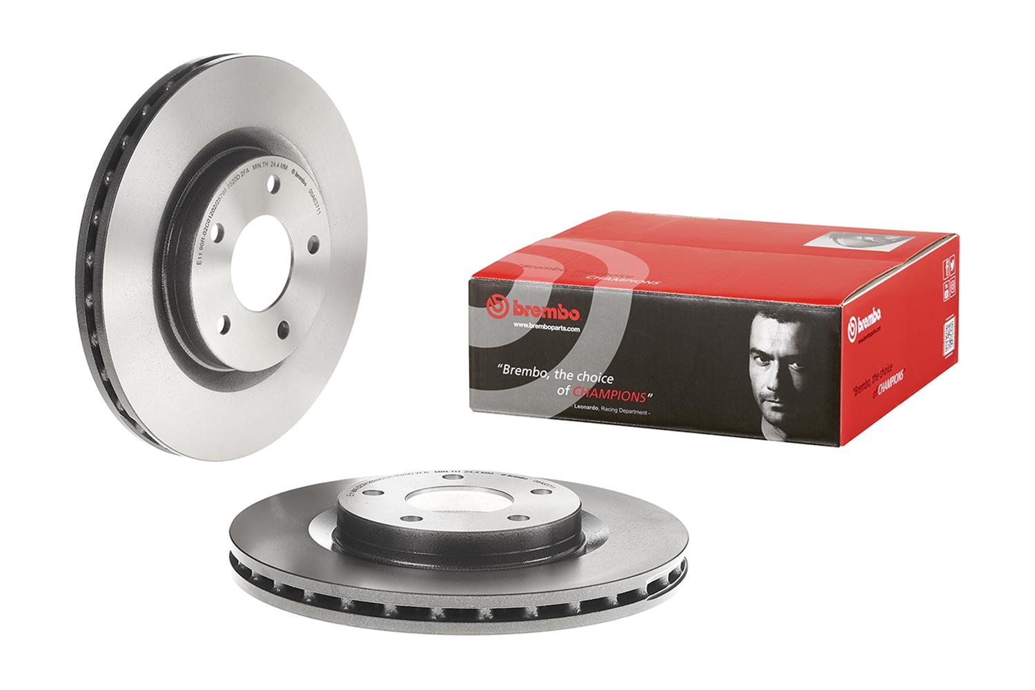 Brembo Premium UV Coated Brake Rotors 09.A637.11