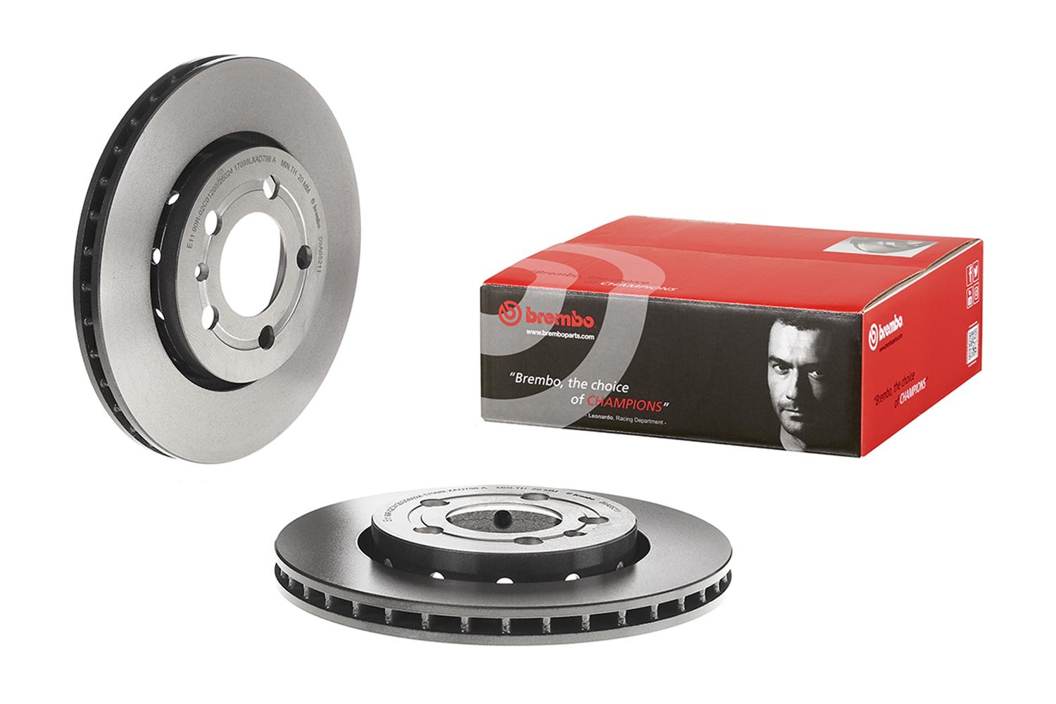Brembo Premium UV Coated Brake Rotors 09.A652.11