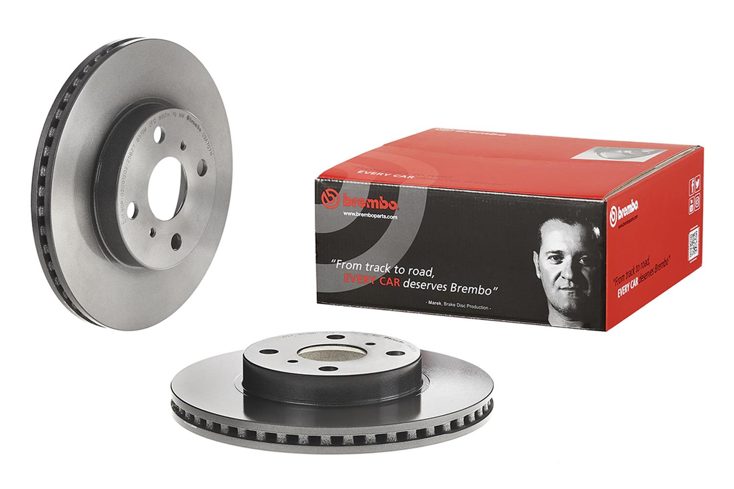 Brembo Premium UV Coated Brake Rotors 09.A707.11