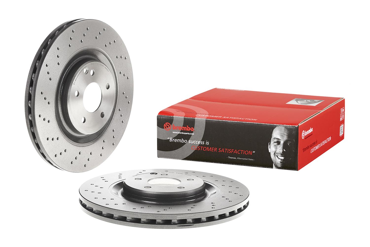 Brembo Premium UV Coated Brake Rotors 09.A731.11