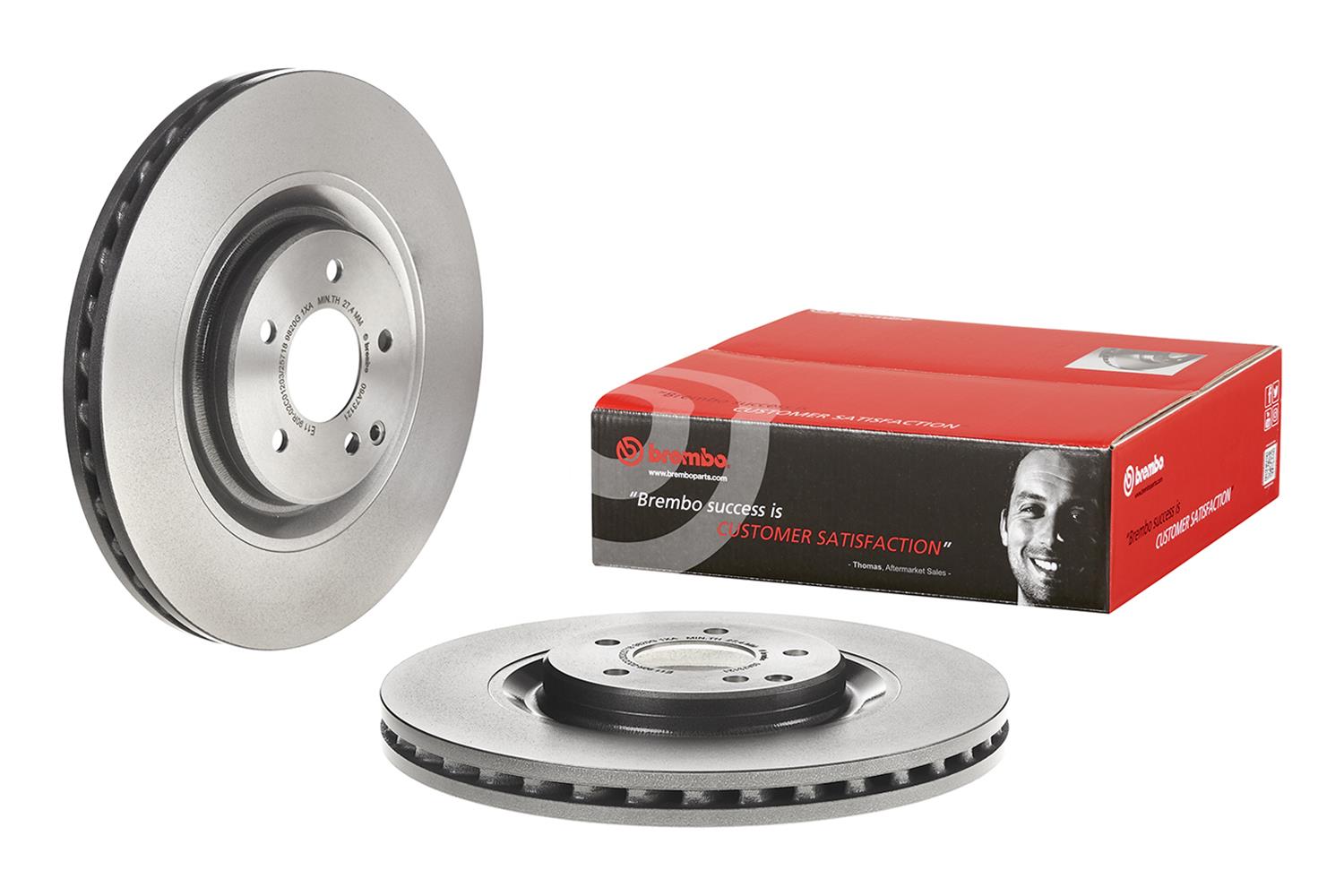 Brembo Premium UV Coated Brake Rotors 09.A731.21