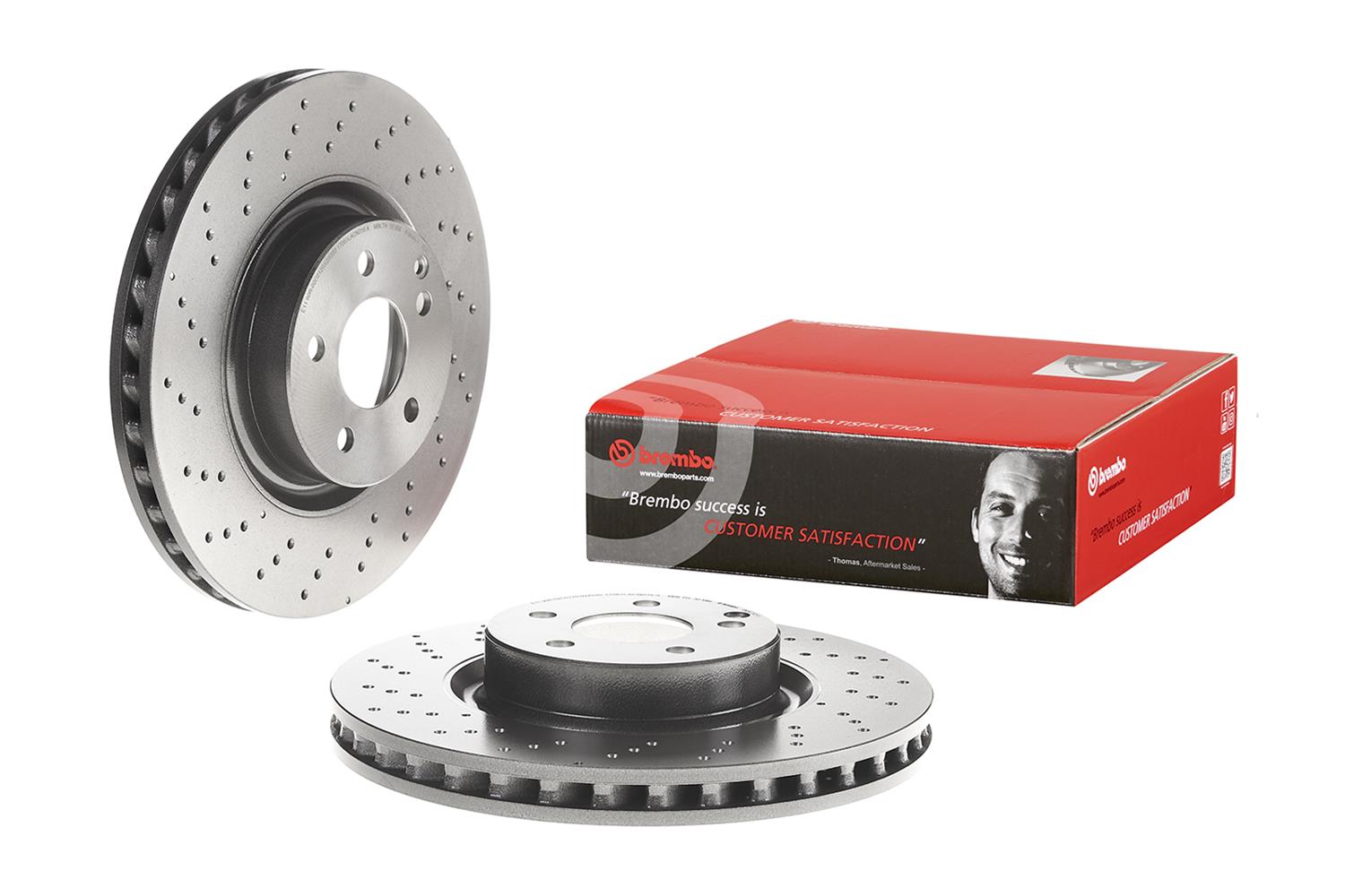 Brembo Premium UV Coated Brake Rotors 09.A732.11
