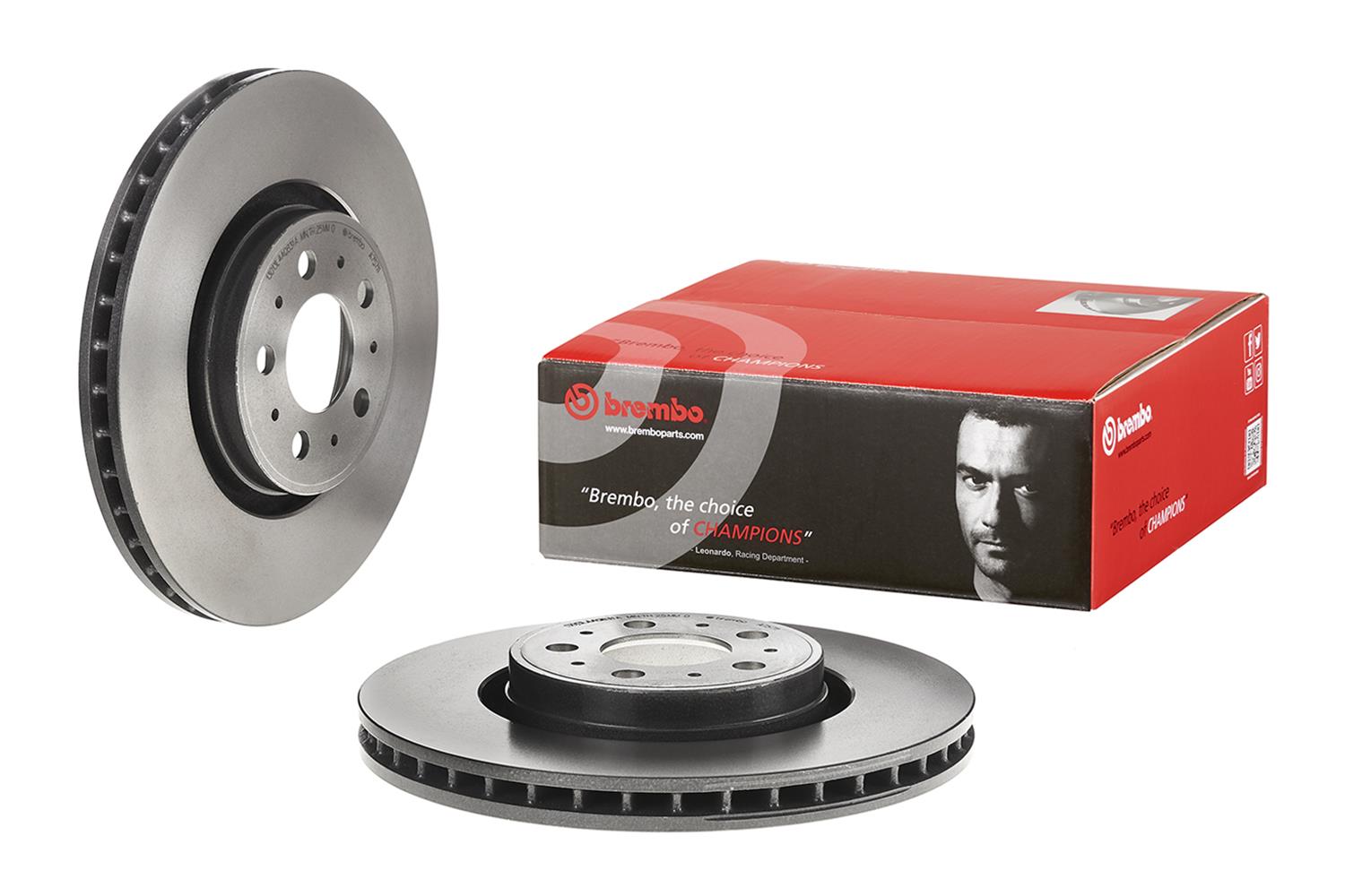 Brembo Premium UV Coated Brake Rotors 09.A757.11