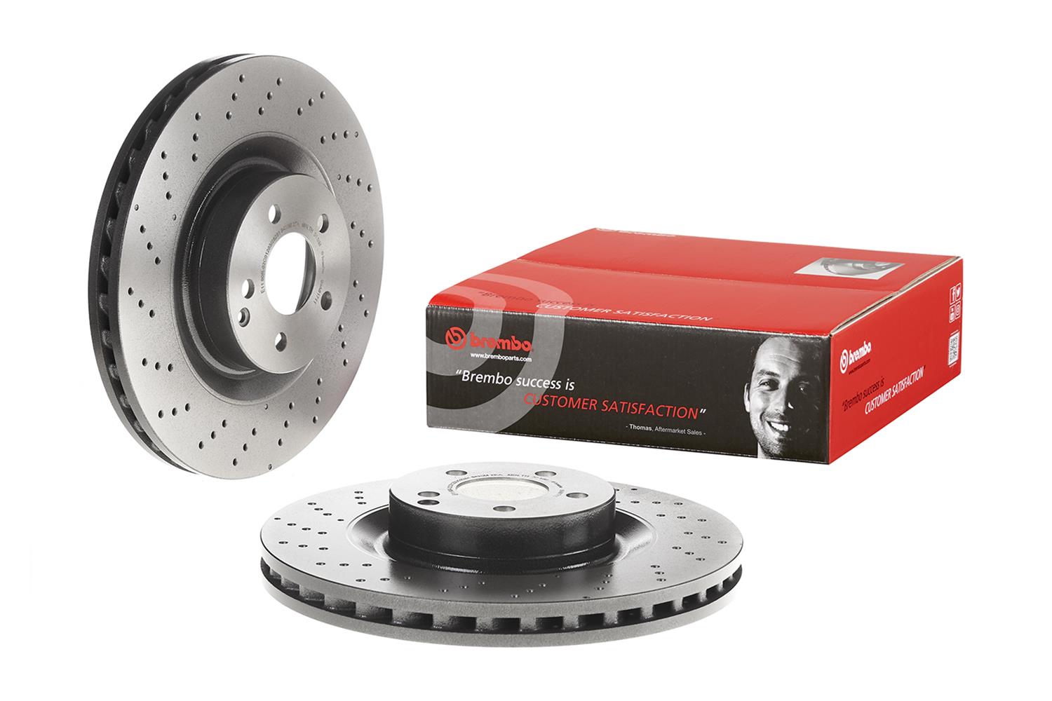Brembo Premium UV Coated Brake Rotors 09.A817.11