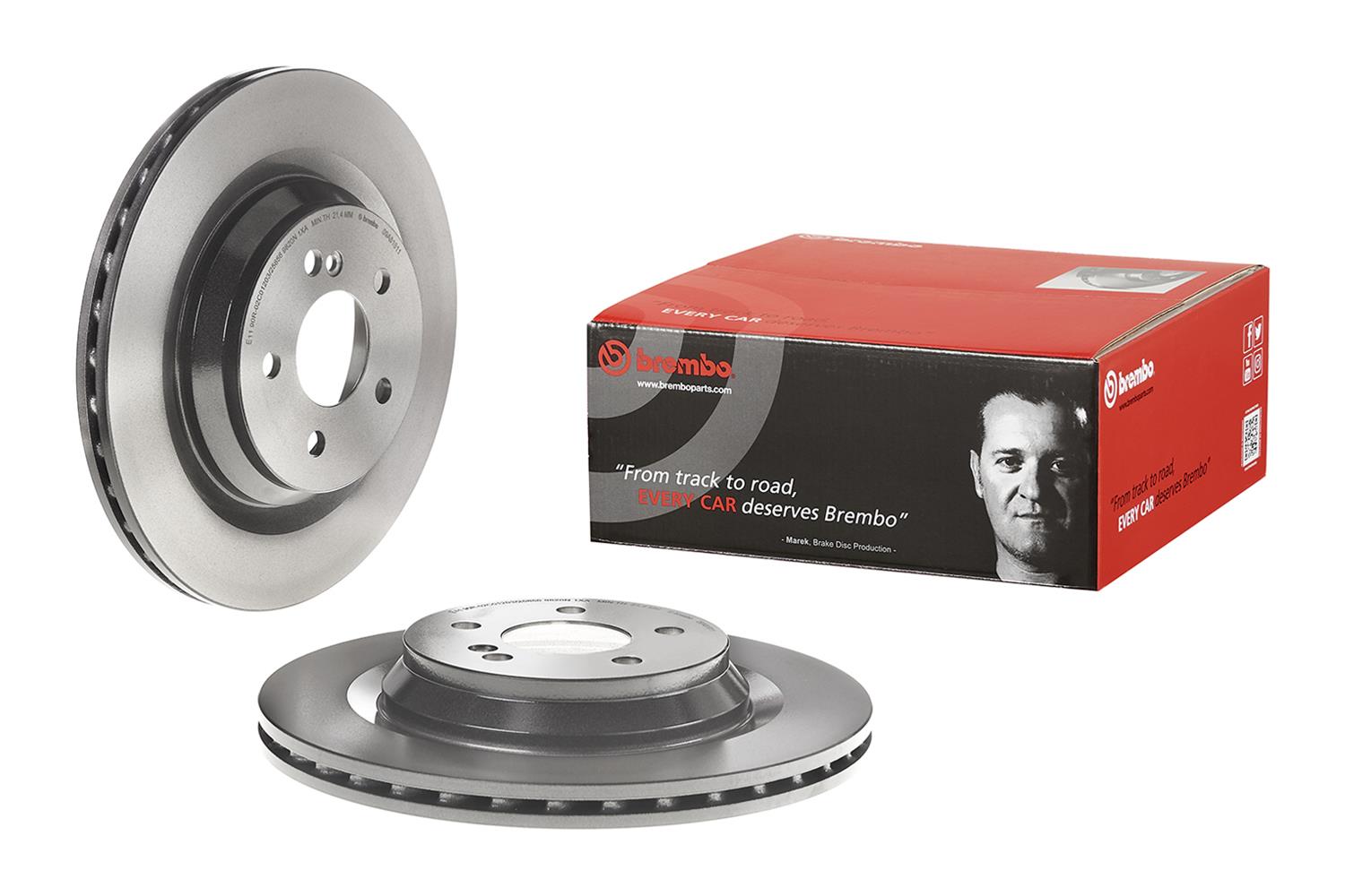 Brembo Premium UV Coated Brake Rotors 09.A818.11