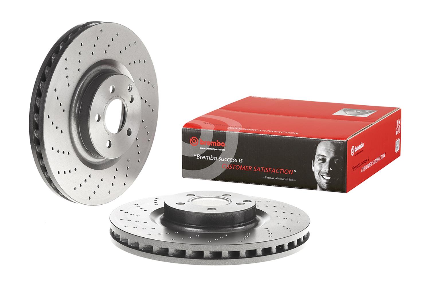 Brembo Premium UV Coated Brake Rotors 09.A819.11