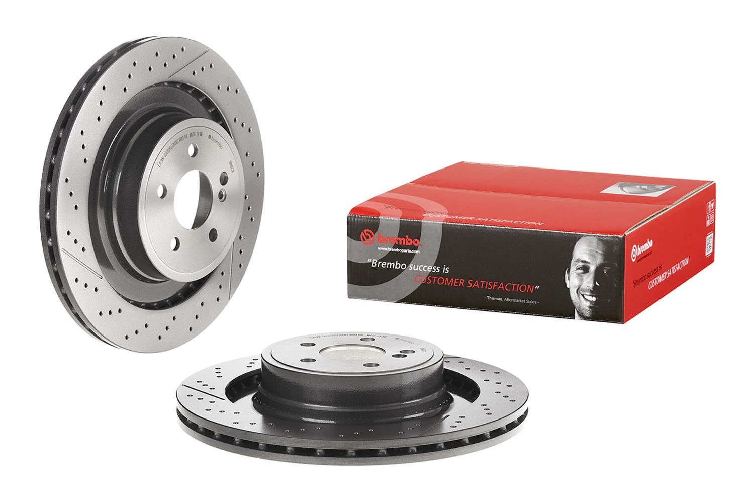 Brembo Premium UV Coated Brake Rotors 09.A822.11
