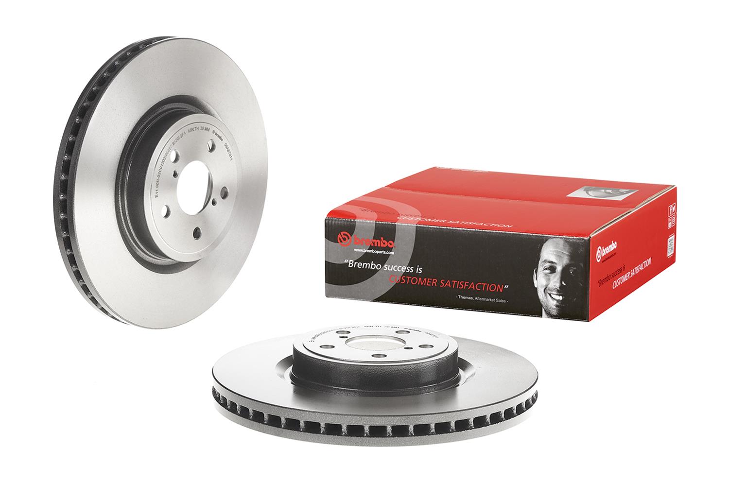 Brembo Premium UV Coated Brake Rotors 09.A870.11