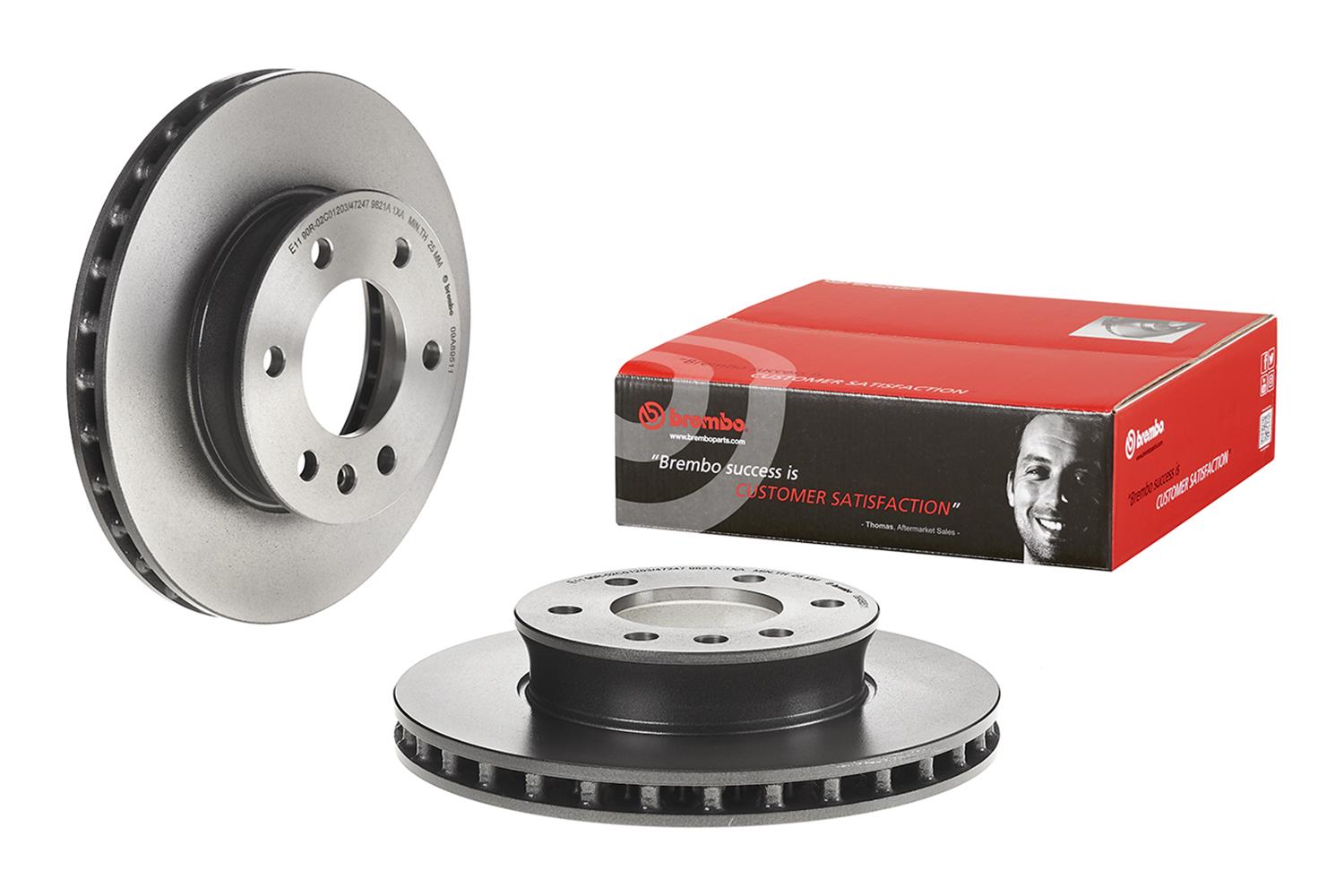 Brembo Premium UV Coated Brake Rotors 09.A895.11
