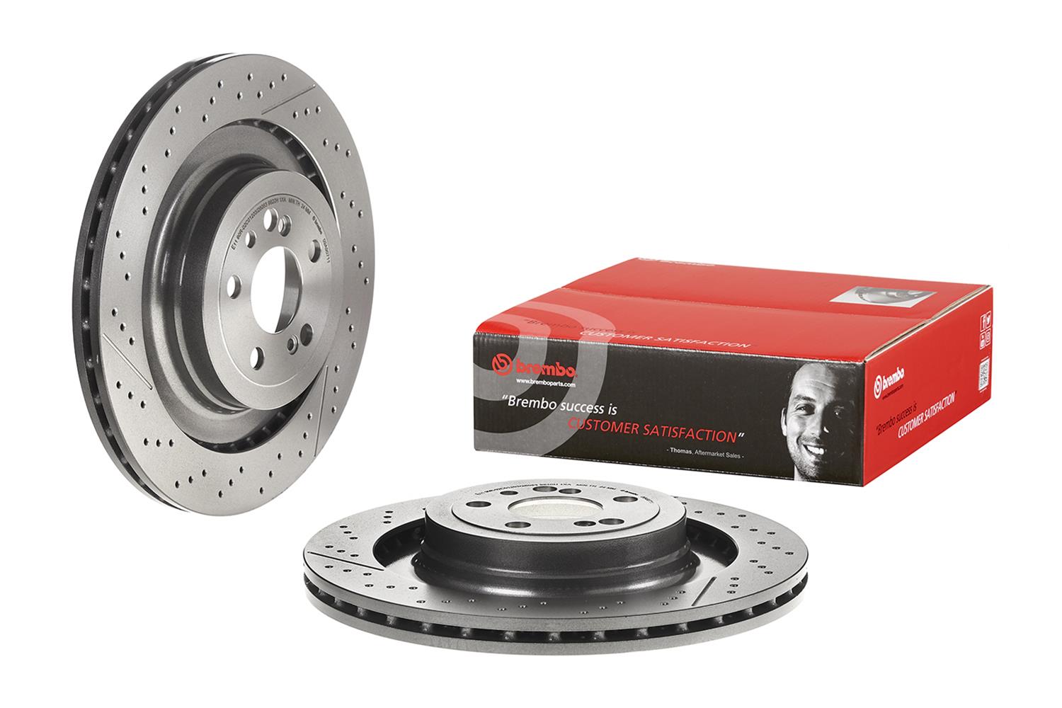 Brembo Premium UV Coated Brake Rotors 09.A907.11