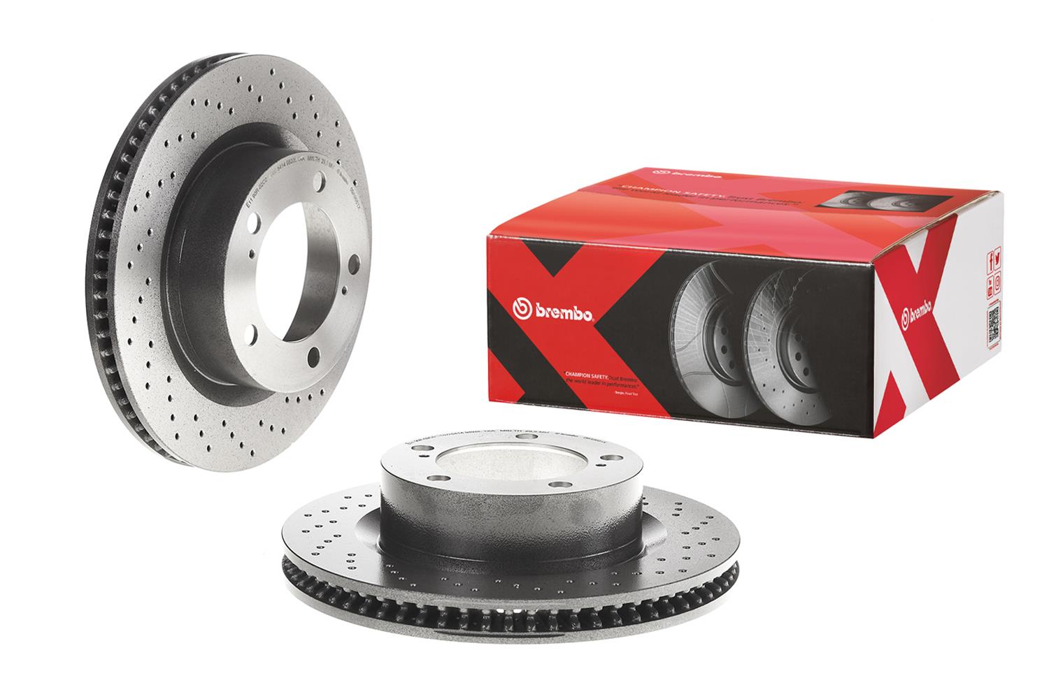 Brembo Premium UV Coated Brake Rotors 09.A966.1X