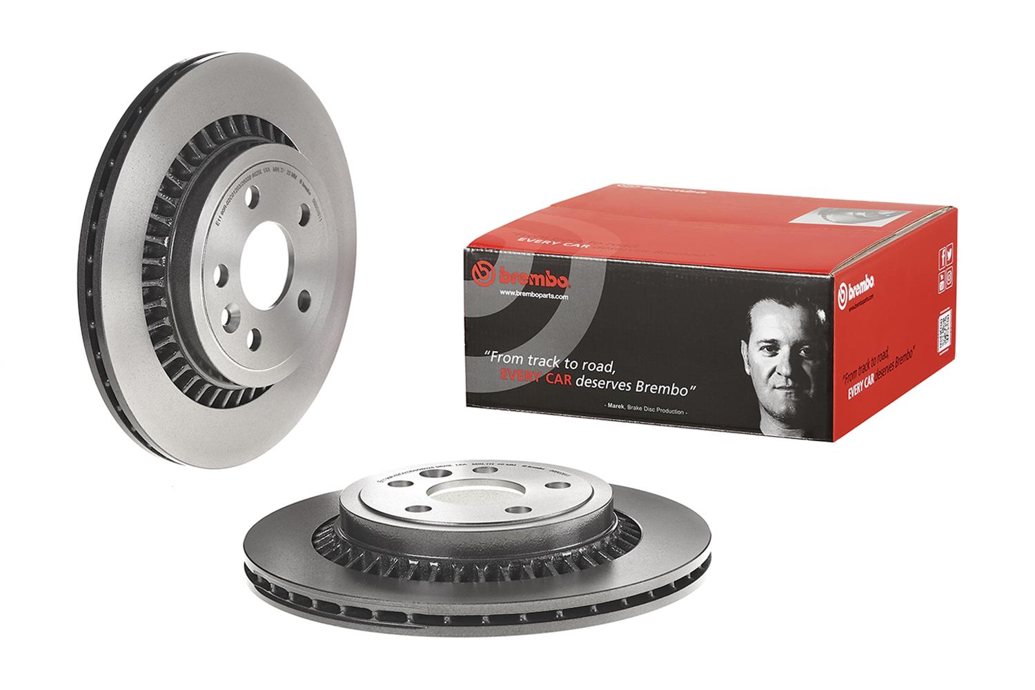 Brembo Premium UV Coated Brake Rotors 09.B026.11