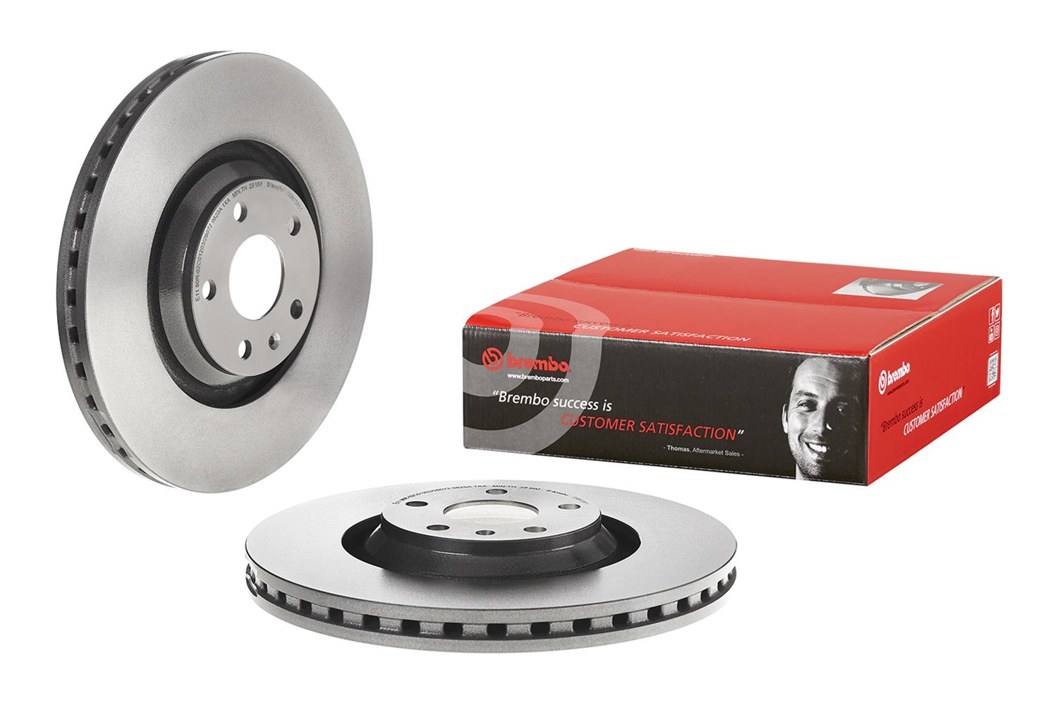 Brembo Premium UV Coated Brake Rotors 09.B038.11