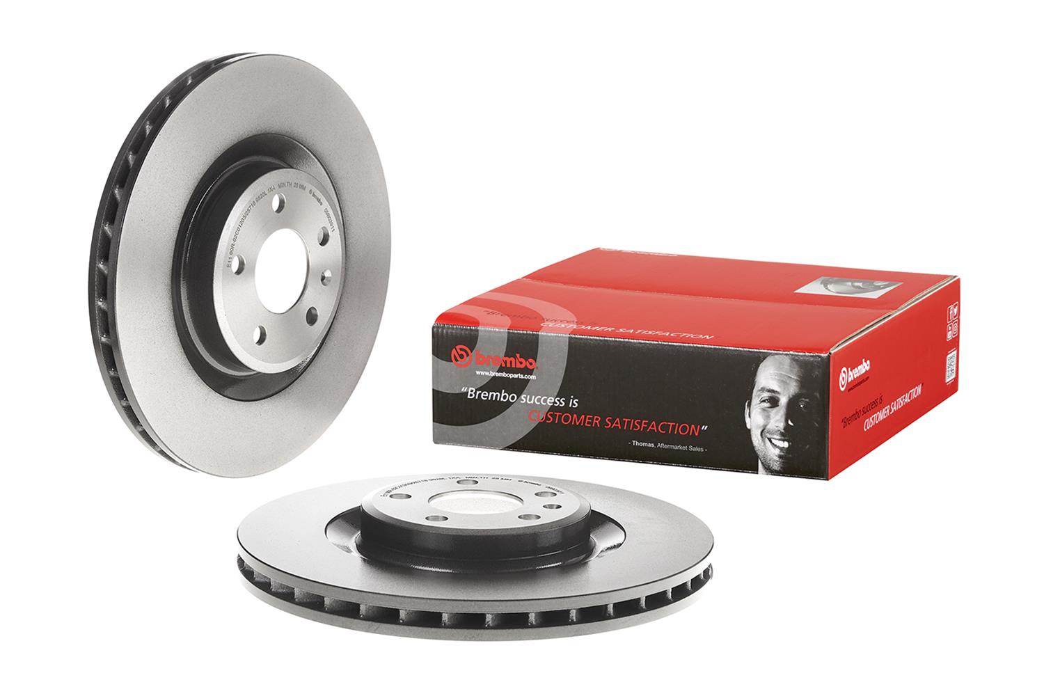 Brembo Premium UV Coated Brake Rotors 09.B039.11