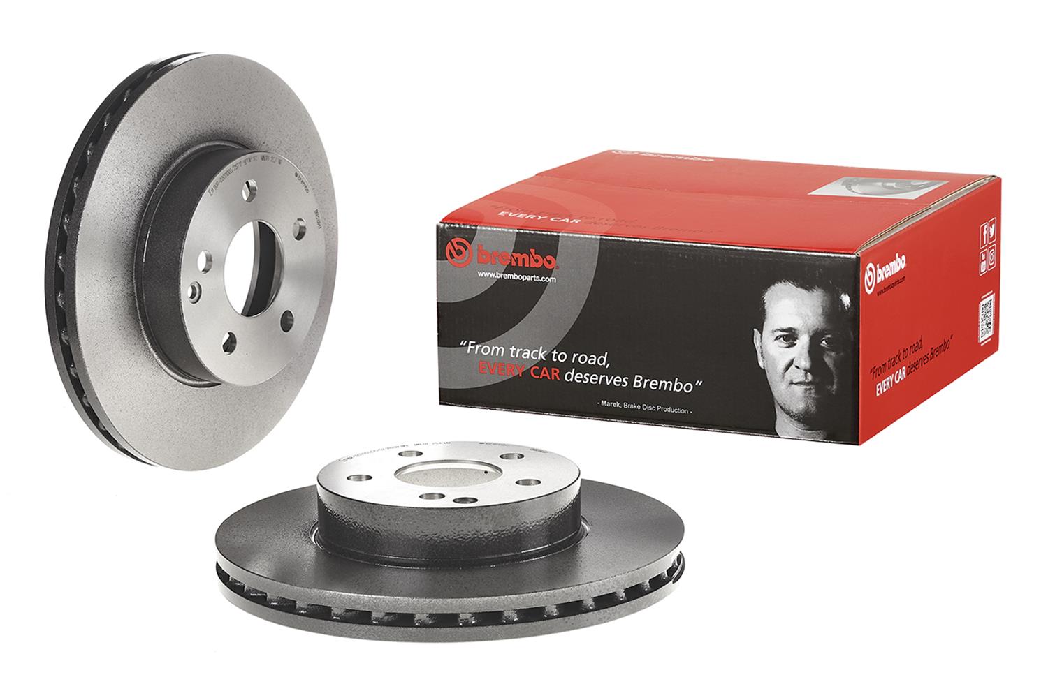 Brembo Premium UV Coated Brake Rotors 09.B280.41