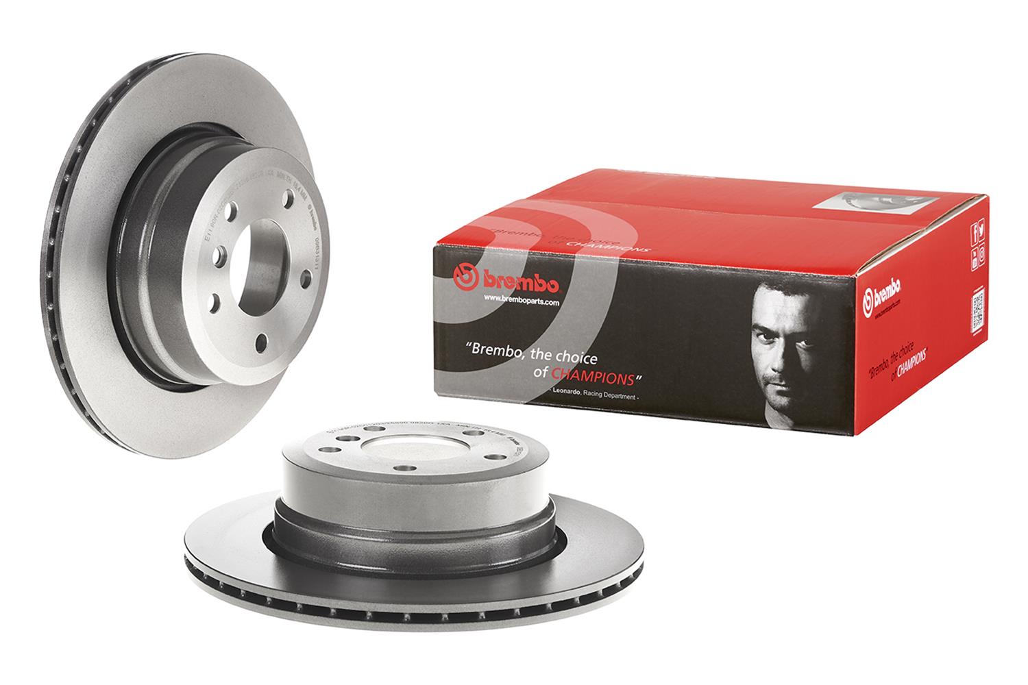 Brembo Premium UV Coated Brake Rotors 09.B313.11
