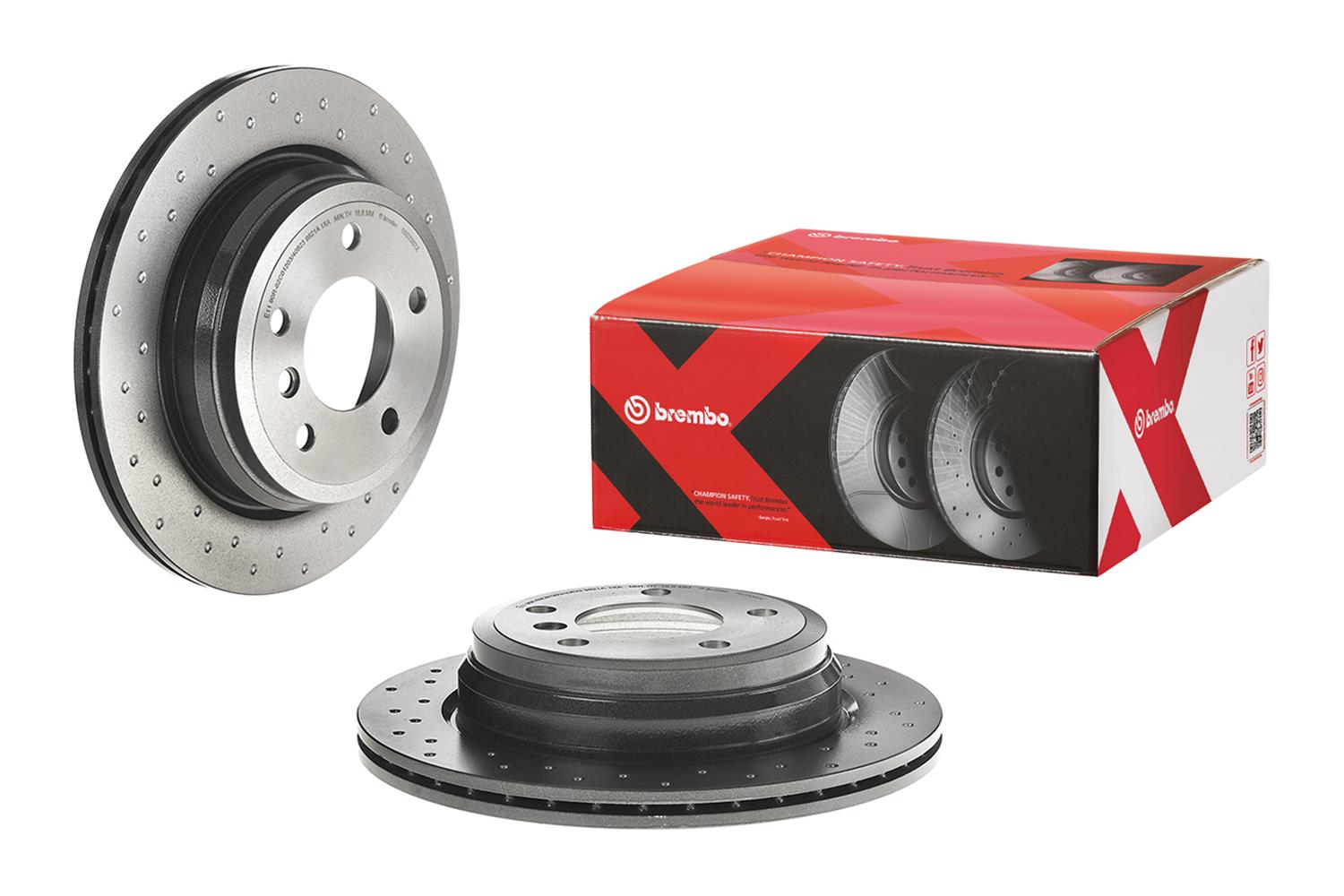 Brembo Premium UV Coated Brake Rotors 09.B338.2X
