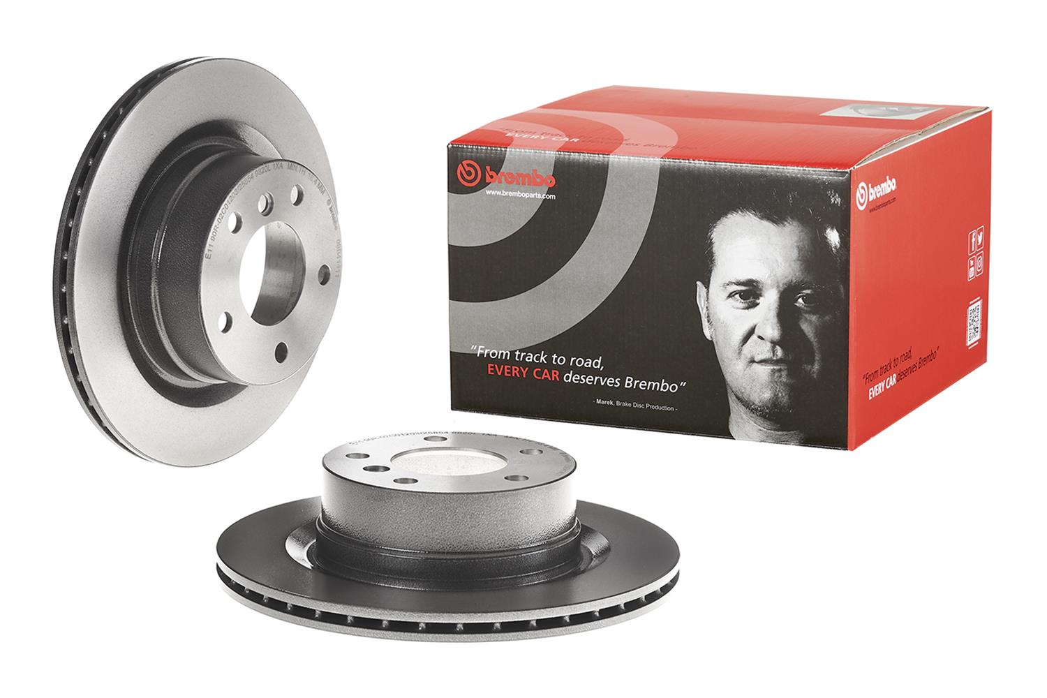 Brembo Premium UV Coated Brake Rotors 09.B414.11