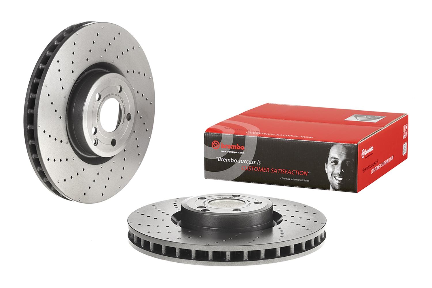 Brembo Premium UV Coated Brake Rotors 09.B474.11