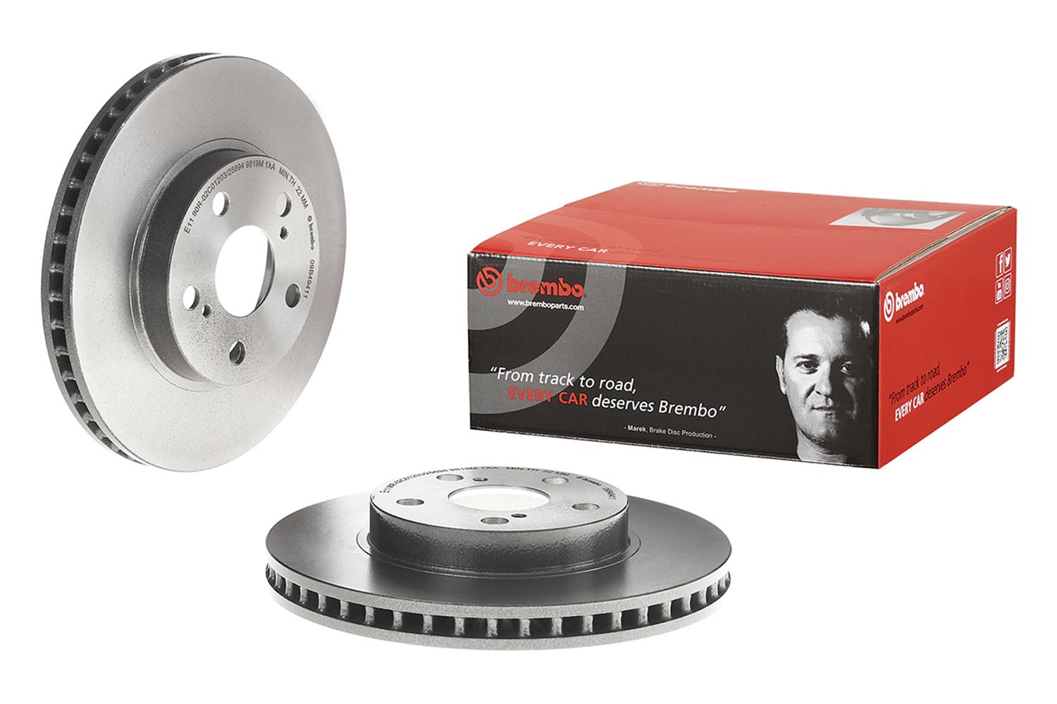 Brembo Premium UV Coated Brake Rotors 09.B494.11