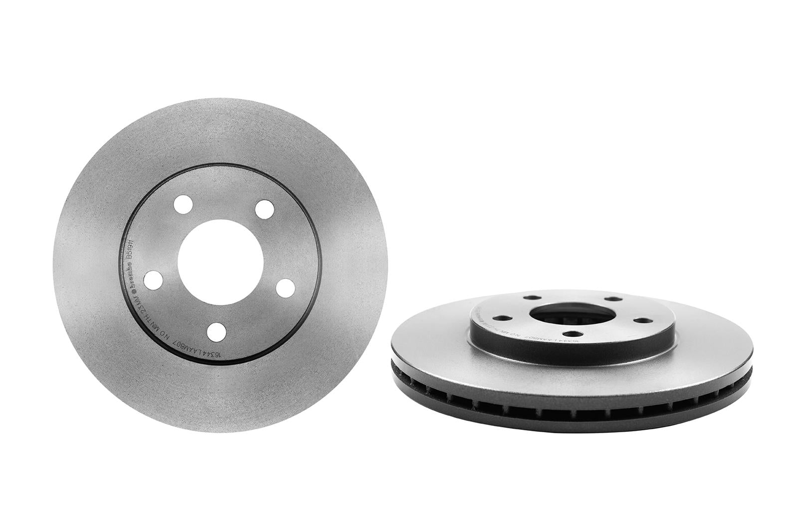 Brembo Premium UV Coated Brake Rotors 09.B519.11