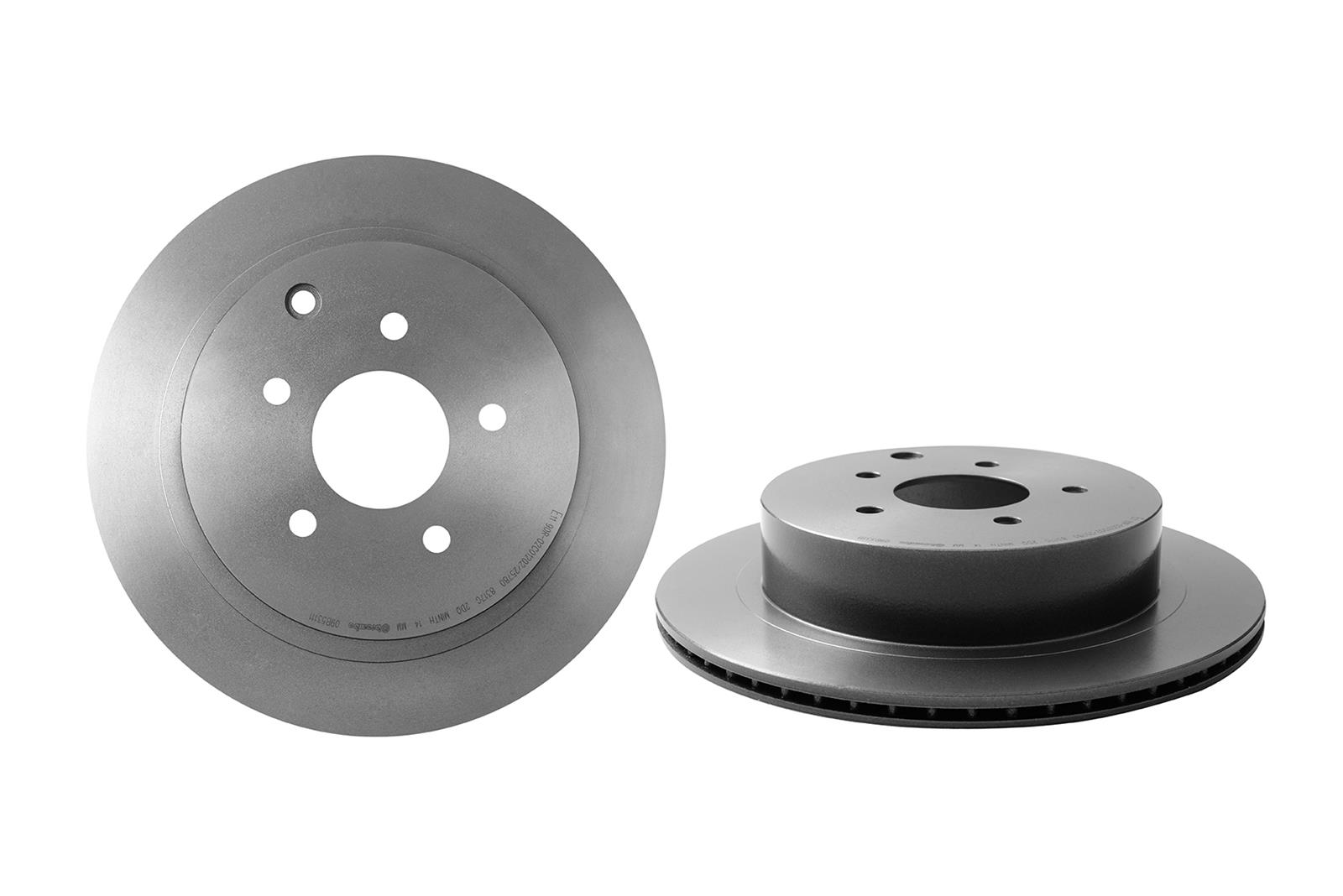 Brembo Premium UV Coated Brake Rotors 09.B531.11