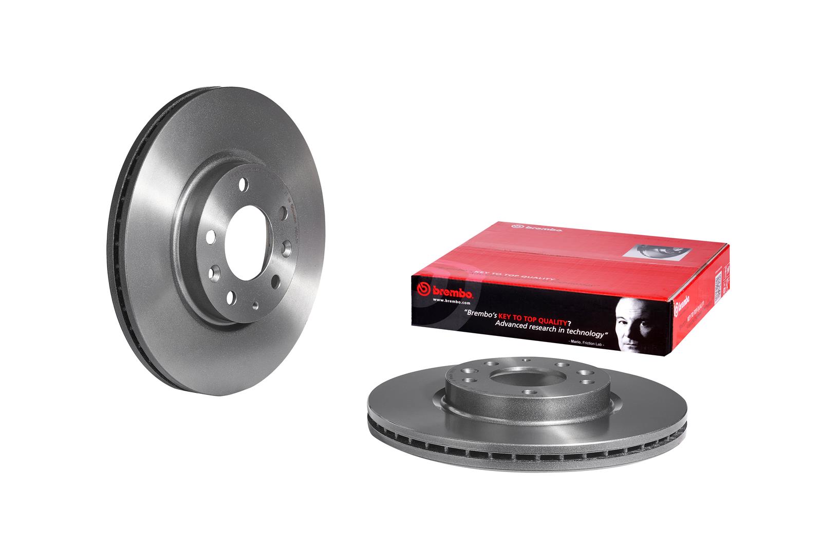 Brembo Premium UV Coated Brake Rotors 09.B543.11