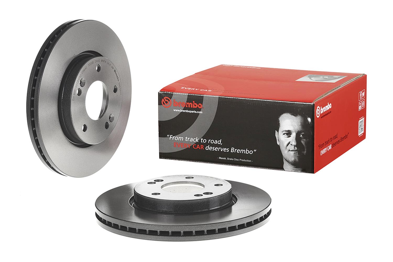 Brembo Premium UV Coated Brake Rotors 09.B551.11