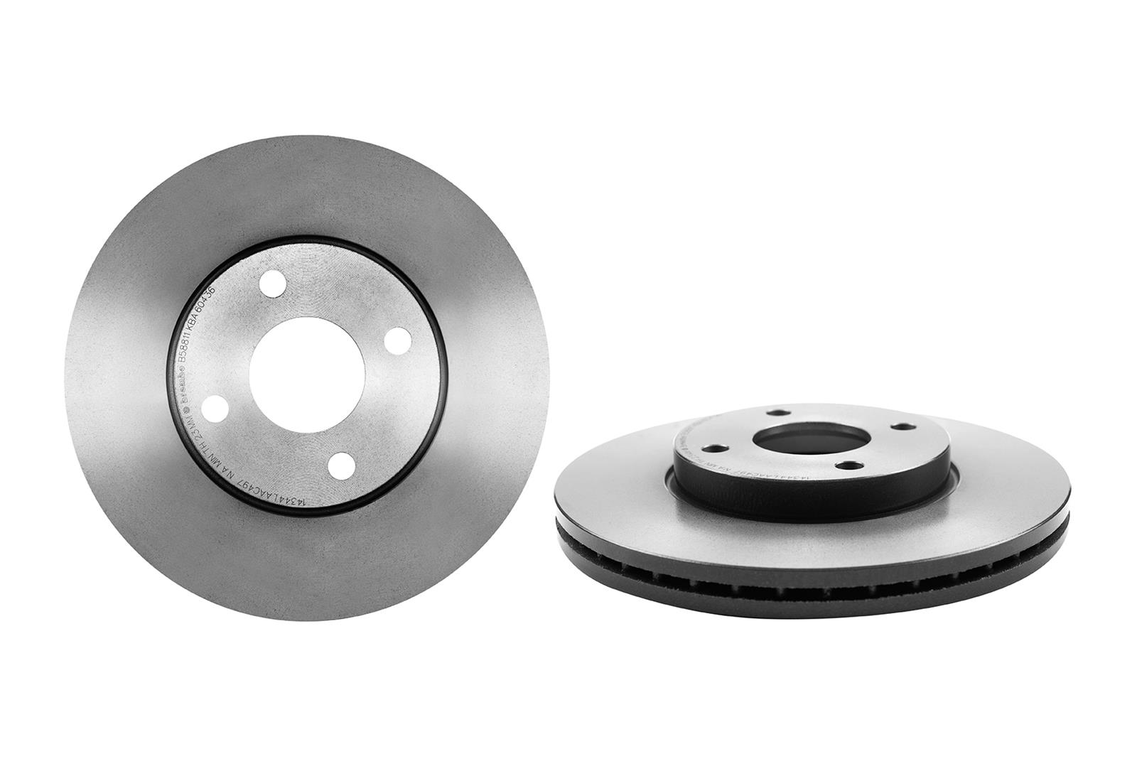 Brembo Premium UV Coated Brake Rotors 09.B588.11