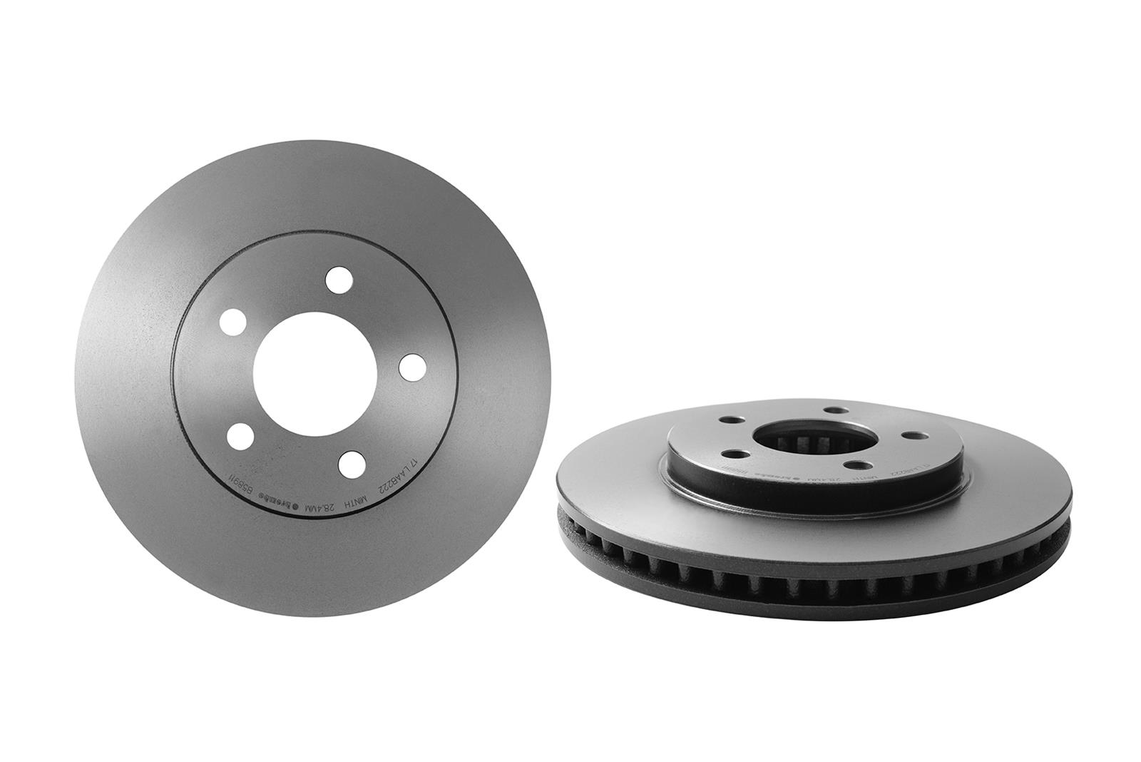 Brembo Premium UV Coated Brake Rotors 09.B589.11