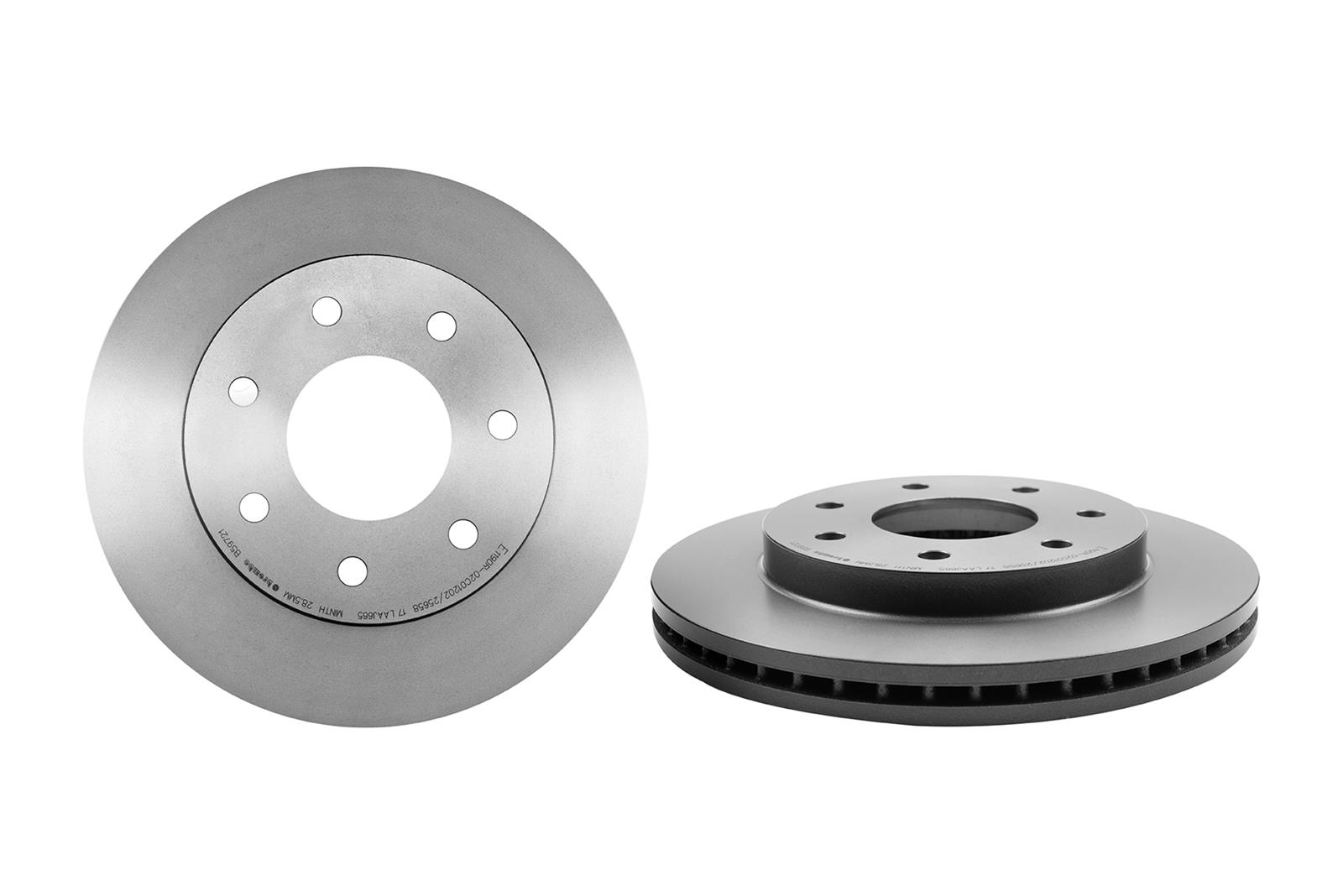 Brembo Premium UV Coated Brake Rotors 09.B597.21