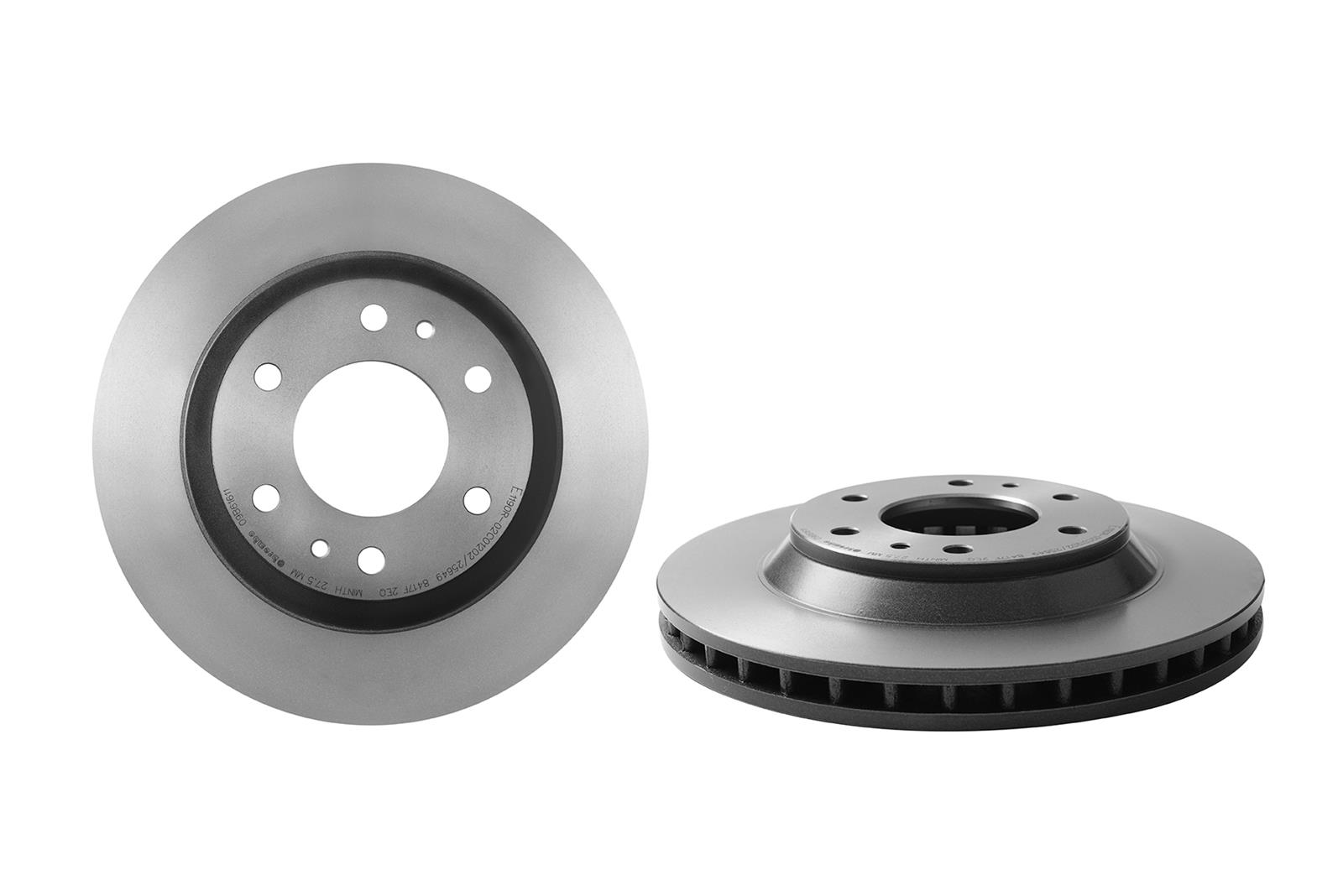 Brembo Premium UV Coated Brake Rotors 09.B616.11