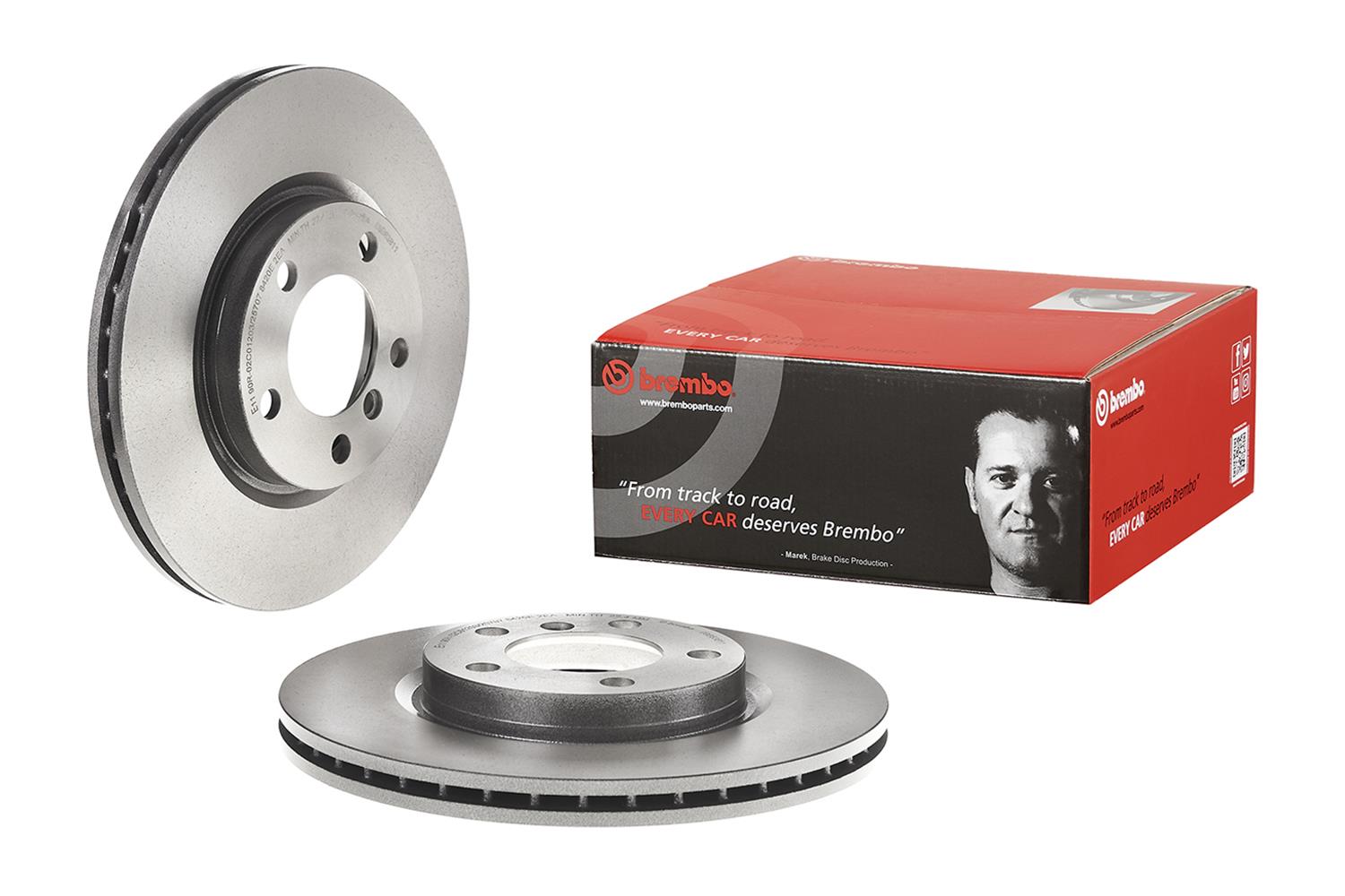 Brembo Premium UV Coated Brake Rotors 09.B638.11