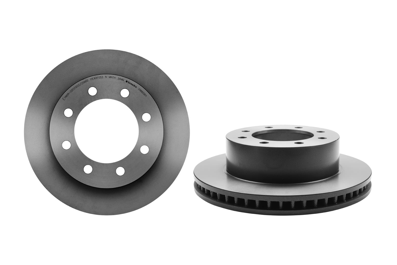 Brembo Premium UV Coated Brake Rotors 09.B656.11