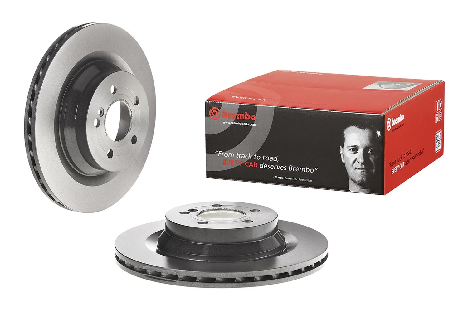 Brembo Premium UV Coated Brake Rotors 09.B745.41