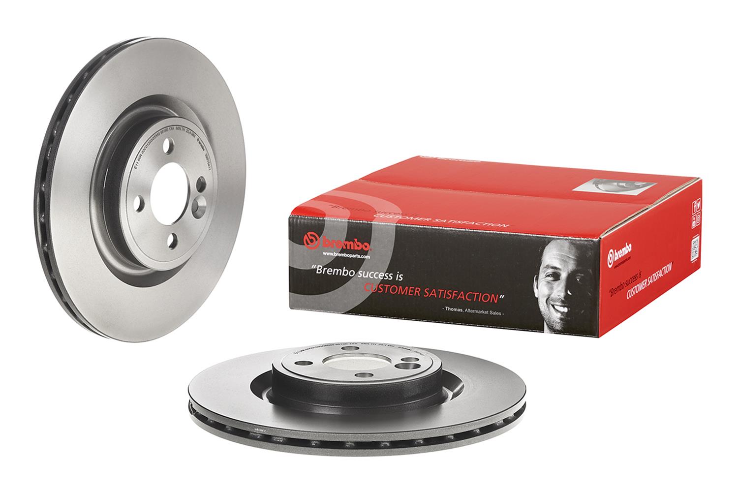 Brembo Premium UV Coated Brake Rotors 09.B754.11