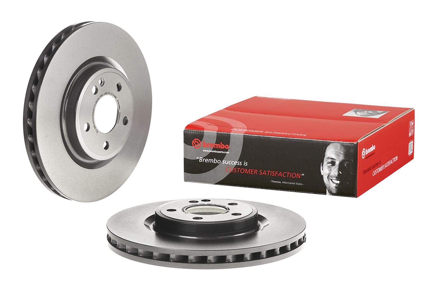 Brembo Premium UV Coated Brake Rotors 09.B807.41