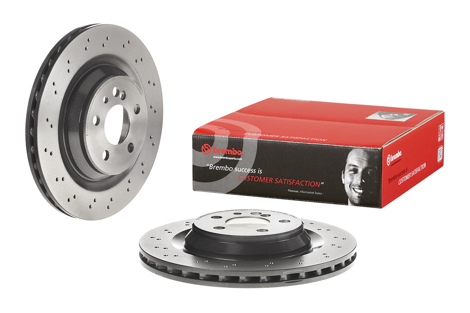 Brembo Premium UV Coated Brake Rotors 09.B842.21