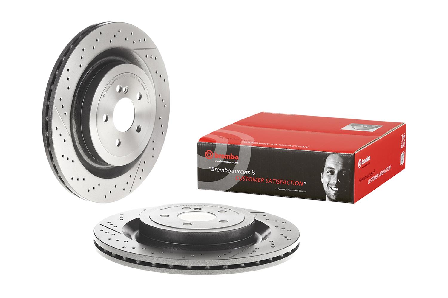 Brembo Premium UV Coated Brake Rotors 09.B879.11