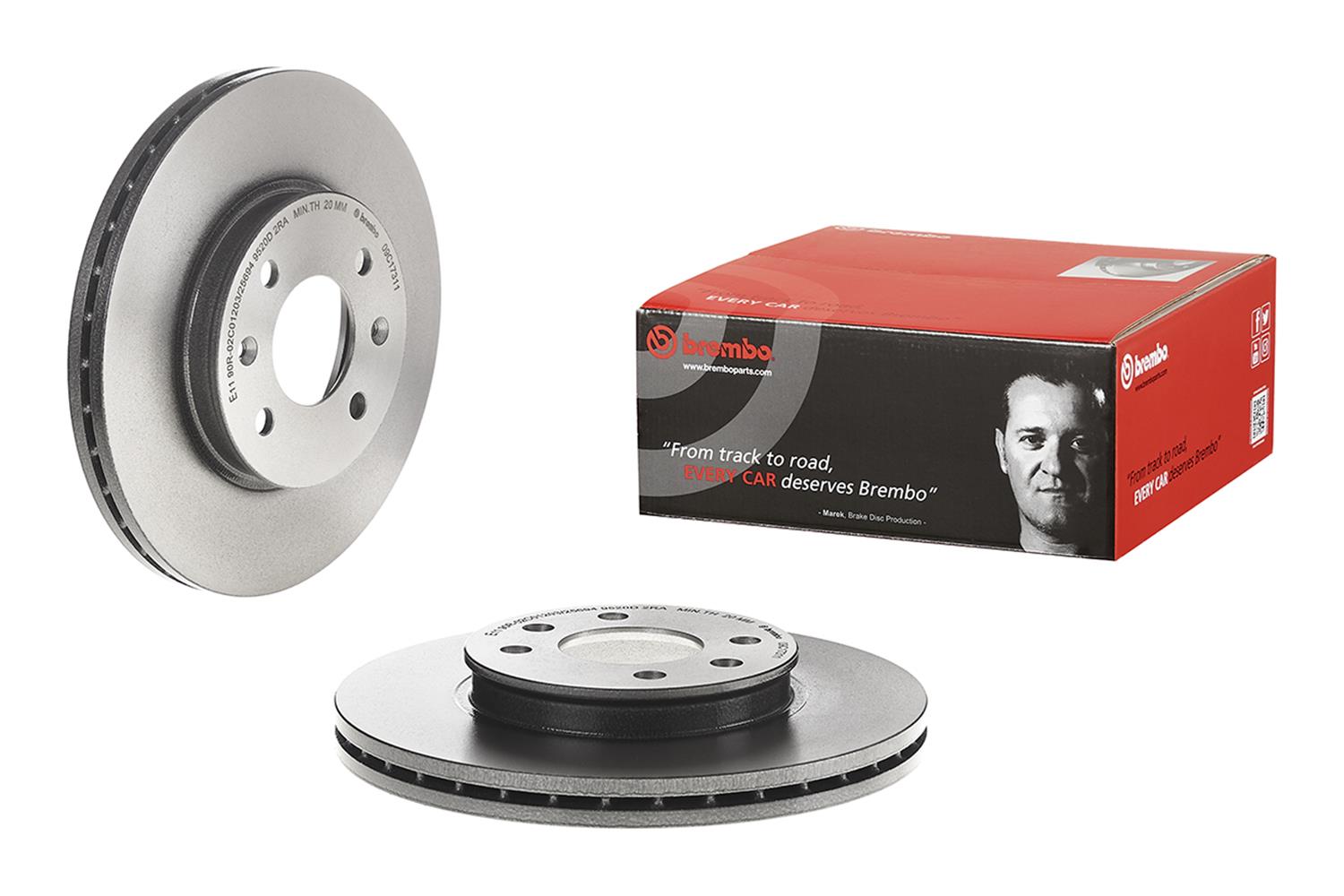 Brembo Premium UV Coated Brake Rotors 09.C173.11