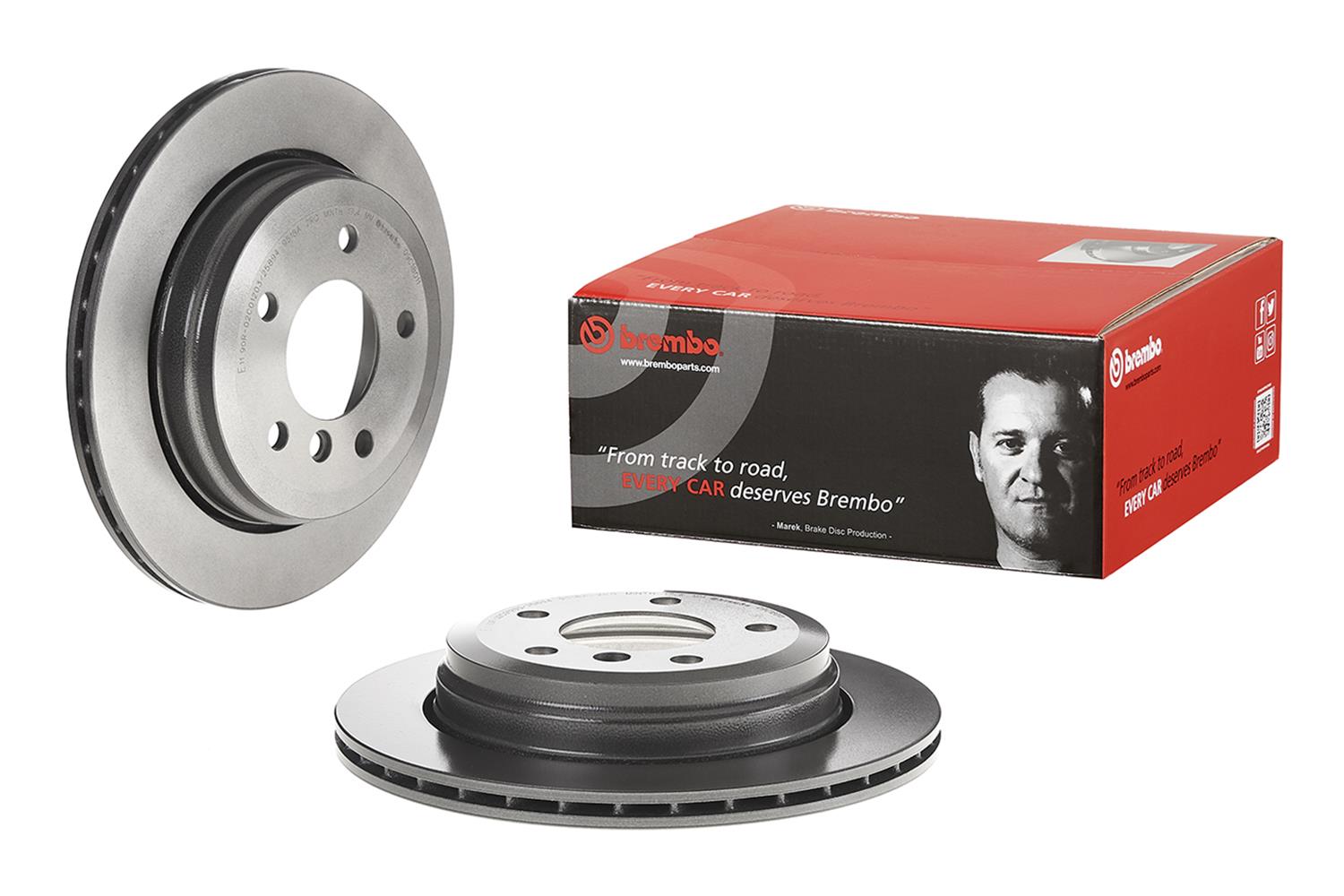 Brembo Premium UV Coated Brake Rotors 09.C180.11