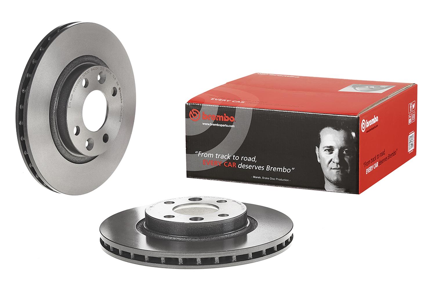 Brembo Premium UV Coated Brake Rotors 09.C285.11