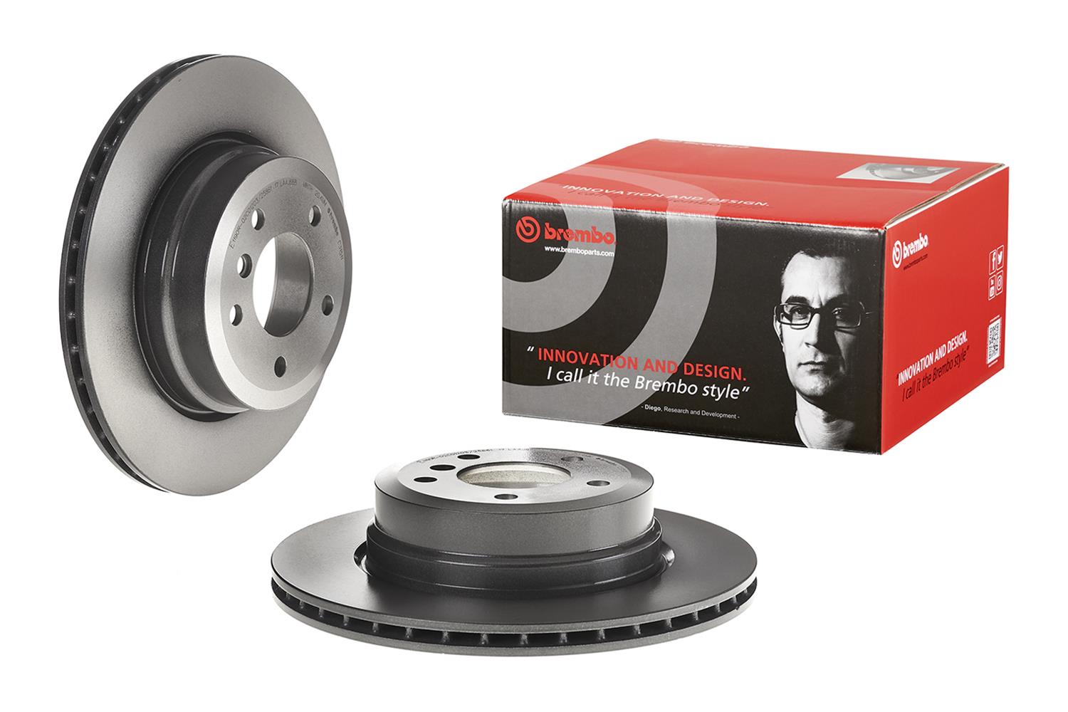 Brembo Premium UV Coated Brake Rotors 09.C315.11