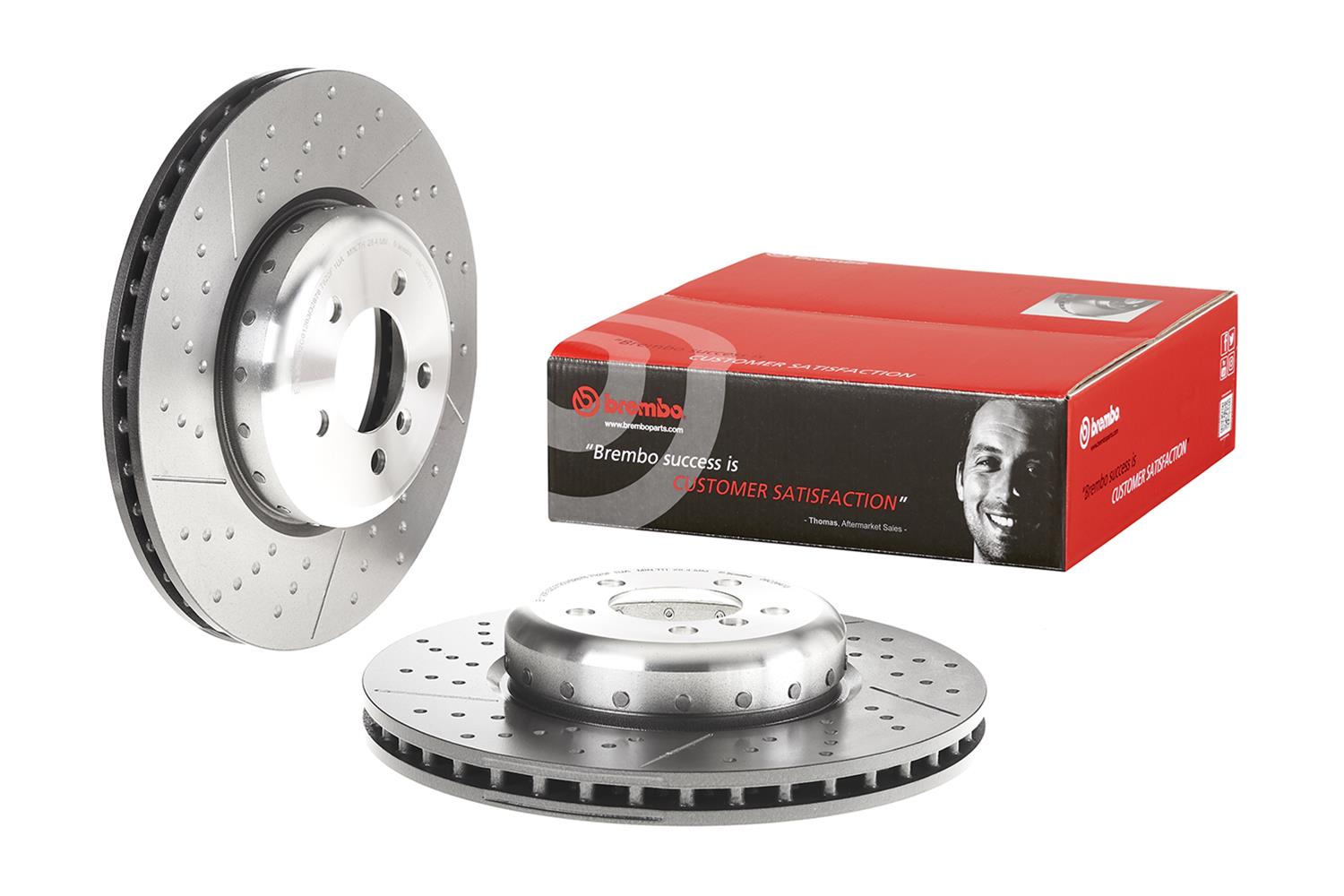 Brembo Premium UV Coated Brake Rotors 09.C394.13