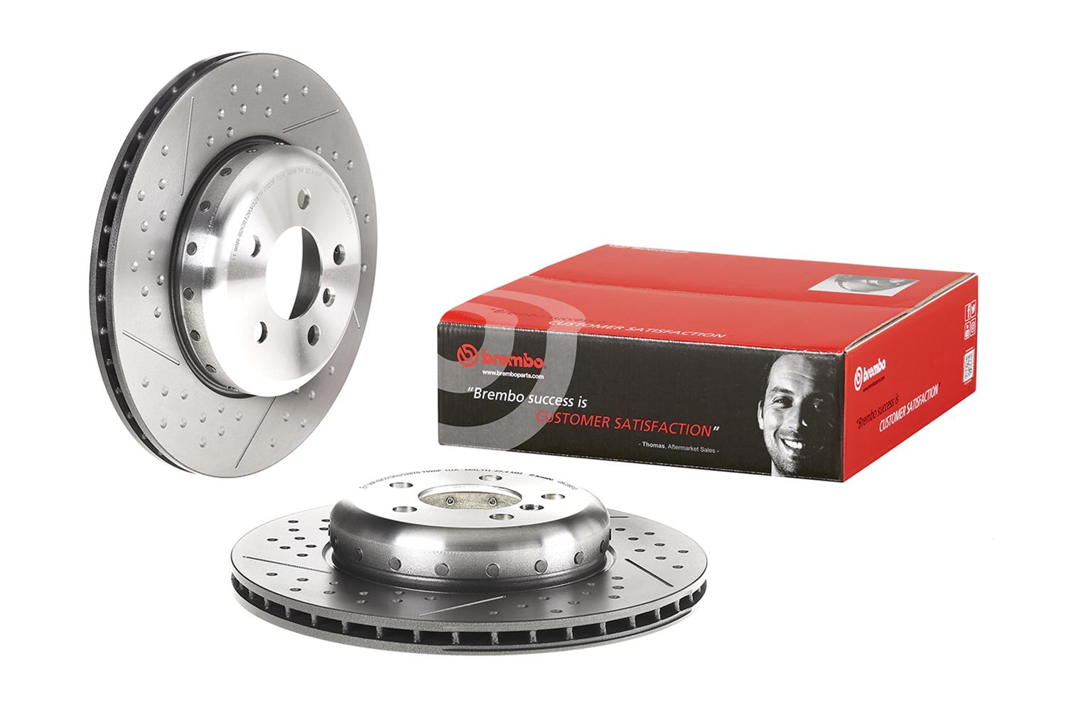 Brembo Premium UV Coated Brake Rotors 09.C395.13