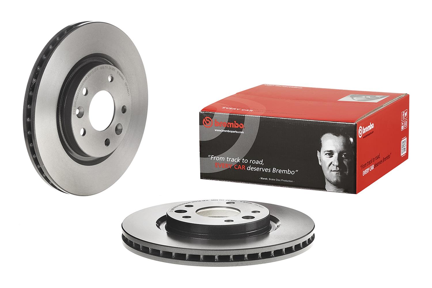 Brembo Premium UV Coated Brake Rotors 09.C545.11