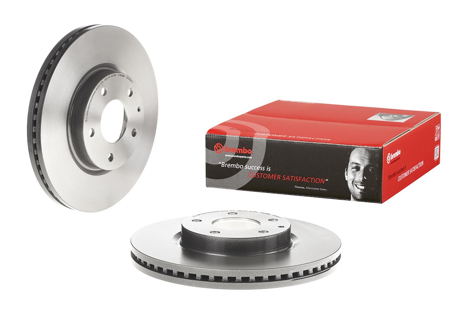 Brembo Premium UV Coated Brake Rotors 09.C654.11