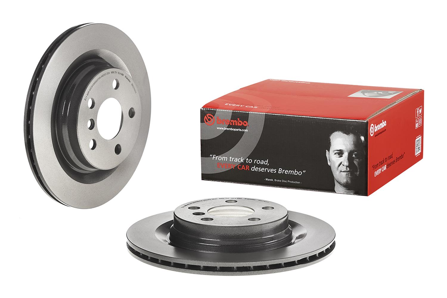 Brembo Premium UV Coated Brake Rotors 09.C743.11