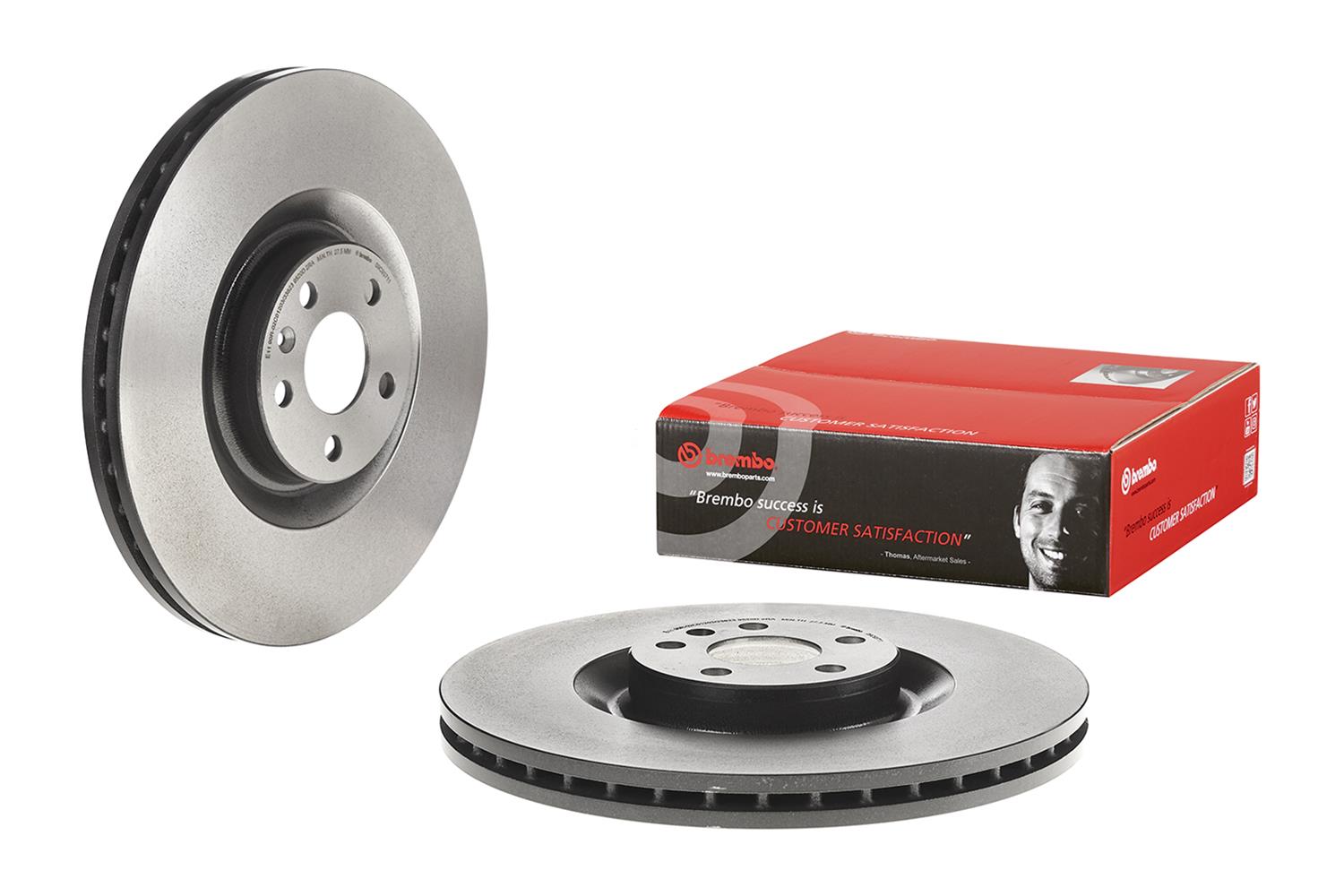 Brembo Premium UV Coated Brake Rotors 09.C937.11